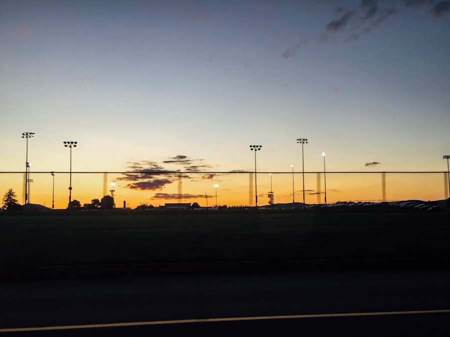 Photo: Sunset Over Field