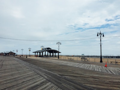 Boardwalk with Sand and Pier