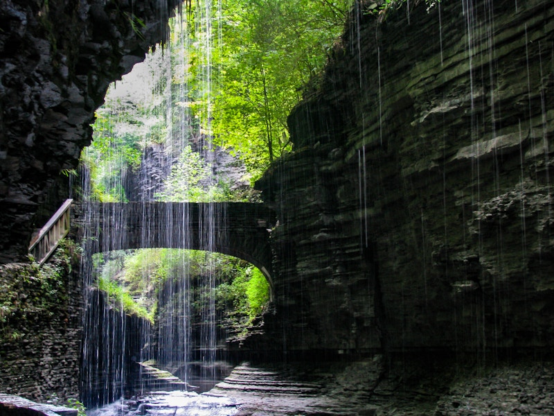 Photo: Waterfall Over Rocks