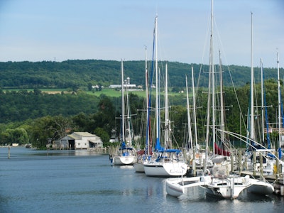 Boats in Ocean