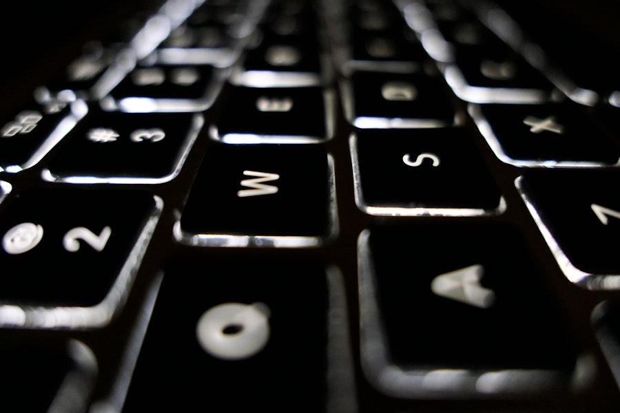 Photo: Backlit Keyboard