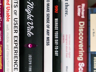 Books in Bookcase - A group of books on a shelf