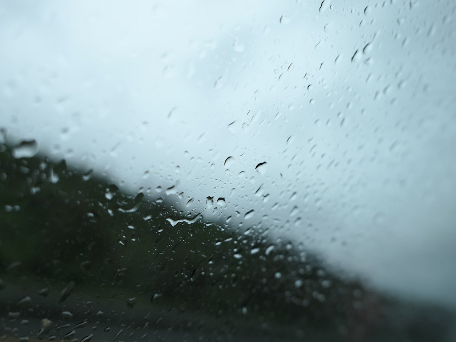 Photo: Rain on Window