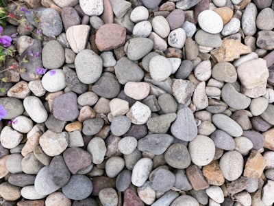 Rocks - A group of gray and white rocks on the ground