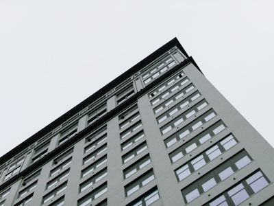 City Building - Low angle view of a tall building
