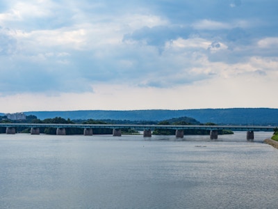 Bridge Over Ocean and Sky