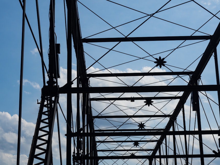 Photo: Bridge Silhouette in Clouds