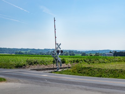 Farm with Train Gate