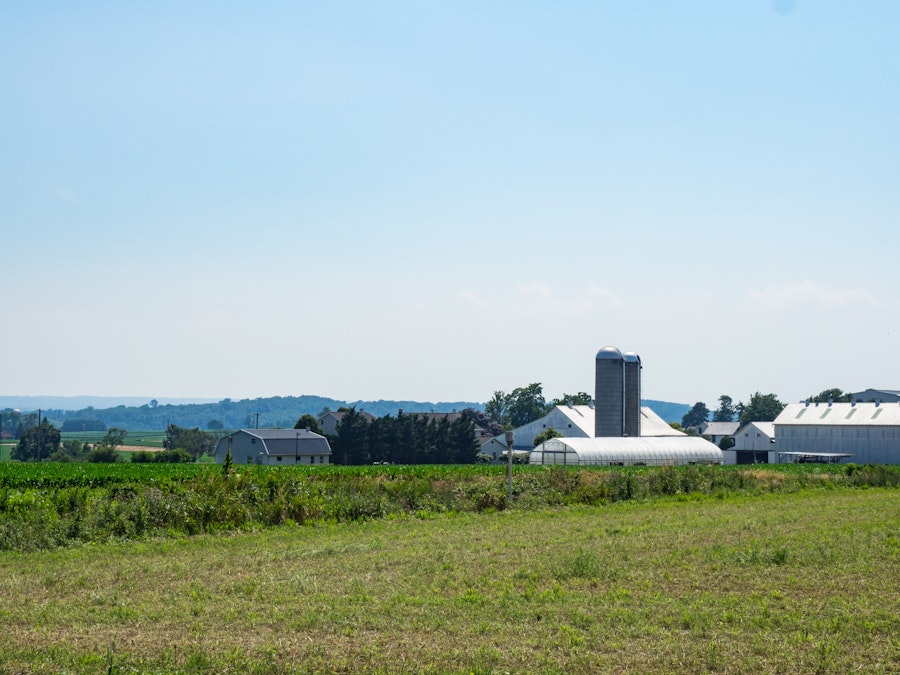 Photo: Farmland and Silos