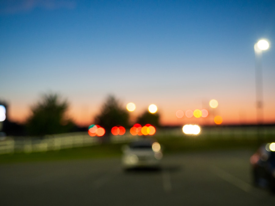 Photo: Blurred Sunset