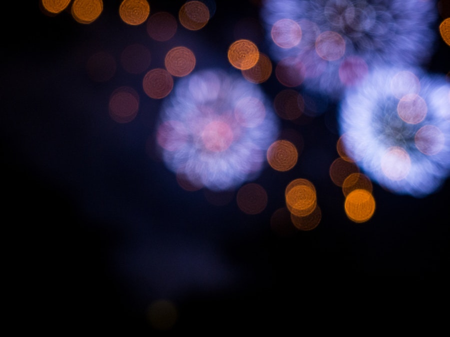 Photo: Fireworks Blur