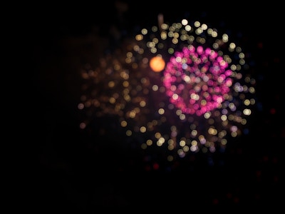 Blurred Fireworks