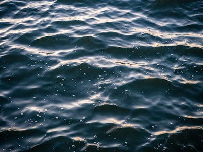 Ocean Waves - A close up of water with bubbles