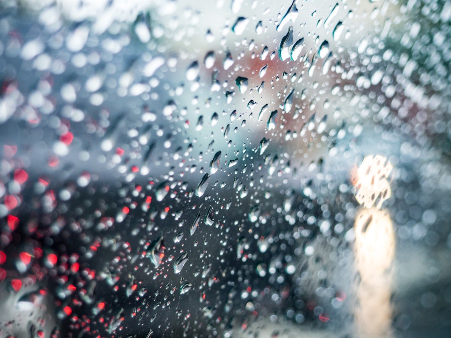 Photo: Raindrops on Window