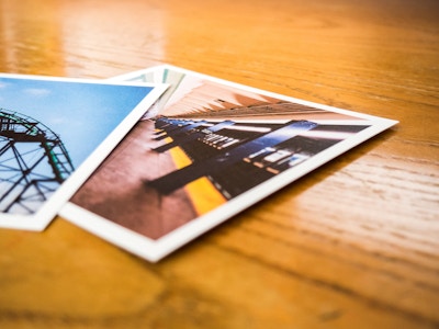 Photos on Desk